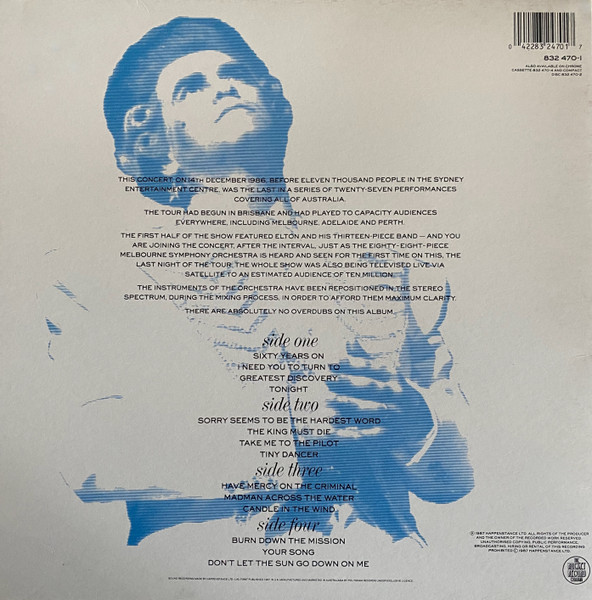 elton john - live in australia (2lp) - Image 2